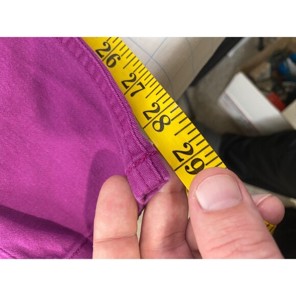 Zanadi Juniors Skinny Jeans Purple Low Rise 5 Pocket Size 7 X 29 - Picture 14 of 16